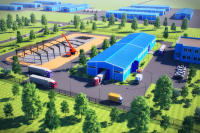 Ангар для завода металлоконструкций