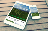 Адаптивная верстка landing page по Покосу травы