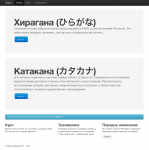 Изуечени Каны, японской слоговой азбуки