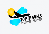 Логотип «TOPTRAVELS»