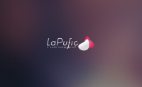 Посадочная страница и логотип для "LaPufic"