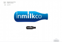Логотип для молочного завода "Inmilko"