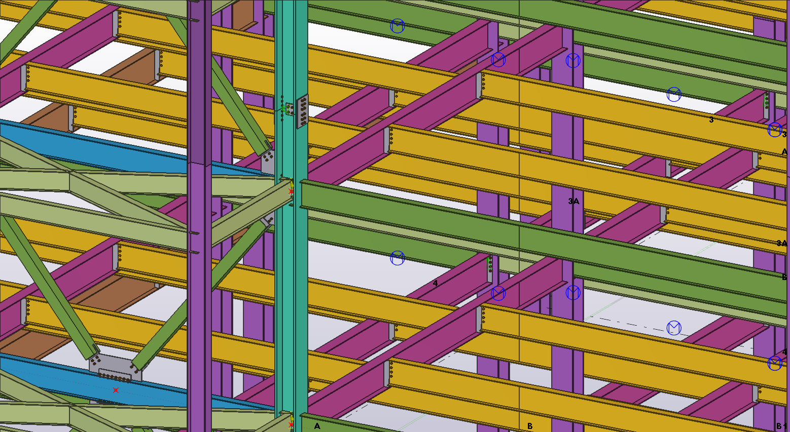 КМД КАРКАС ЗДАНИЯ 50мх70м 9 ЭТАЖЕЙ