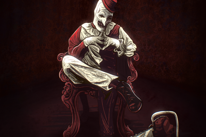 Обложка для инди-игры в жанре хоррор