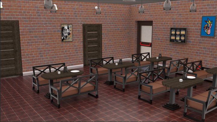 Кофейня в стиле лофт