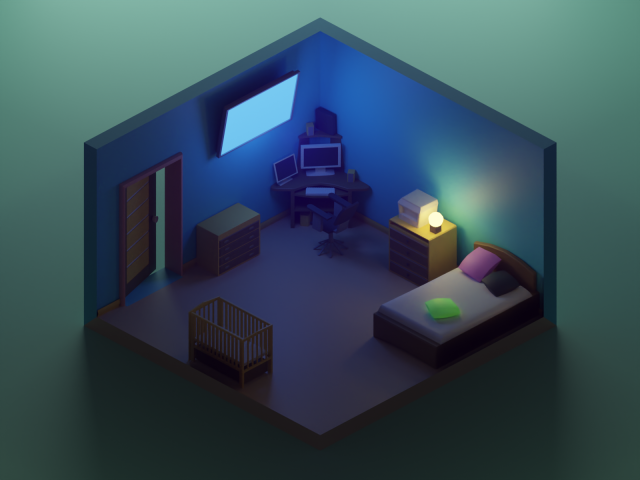 Диорама комнаты