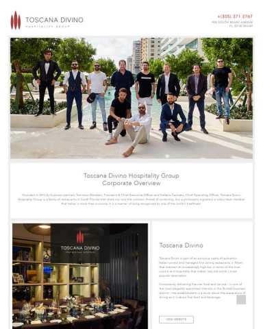 Лендинг для группы компаний