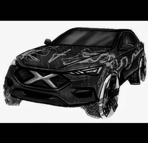 Скетч авто