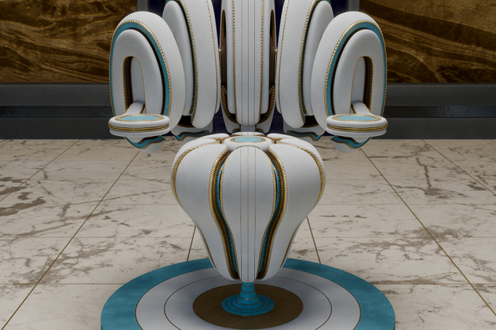 White armchair