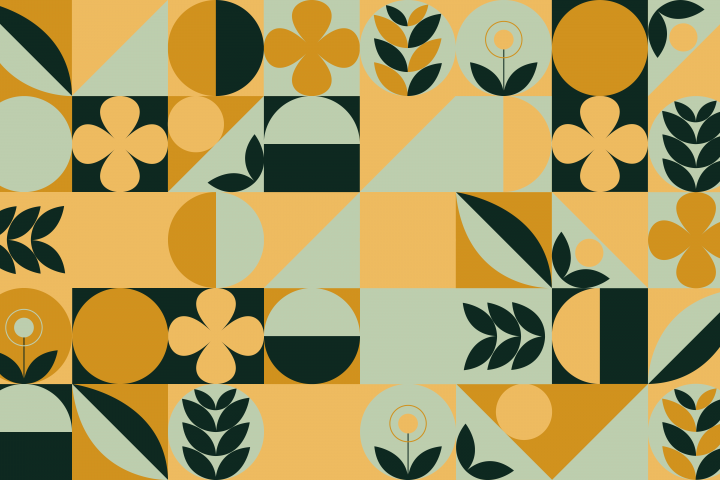 Паттерн в стиле баухаус