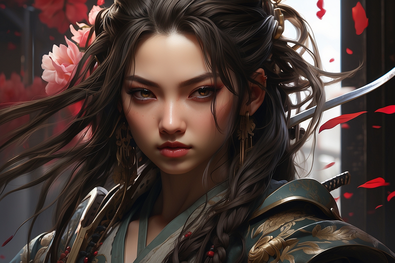 Default_Female_Japanese_Ronin_heroine_katana_samurai_head_and_2.