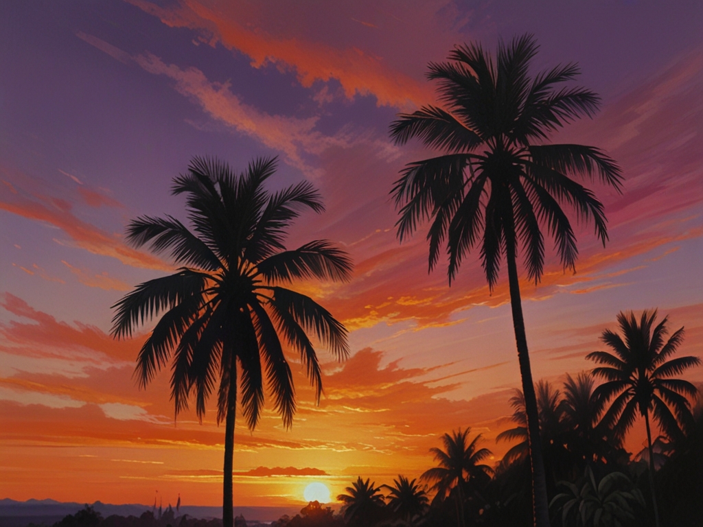 Default_Beautiful_sunset_oil_on_canvas_vividly_depicting_a_bre_1