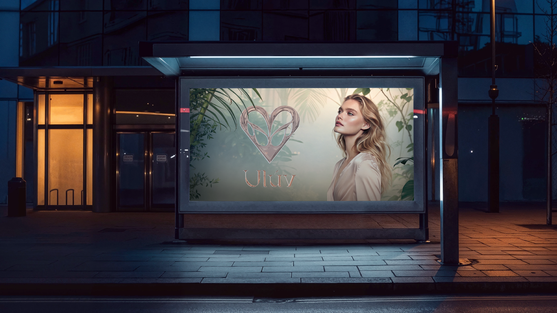 Фирменного стиля бренда косметики Uluv