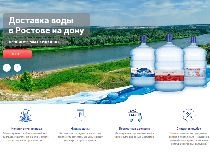 Доставка и продажа воды