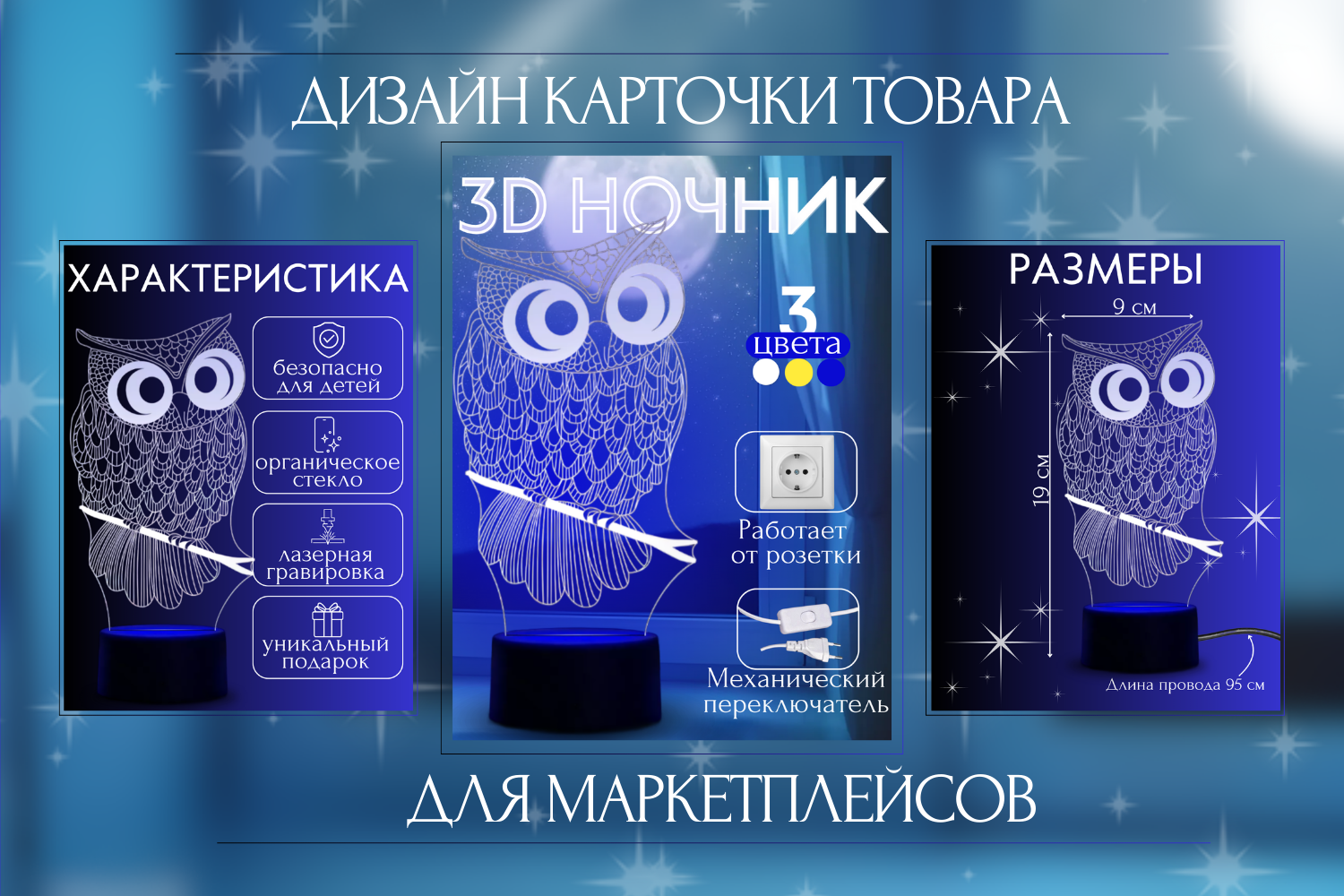 Дизайн карточки товара для маркетплейсов