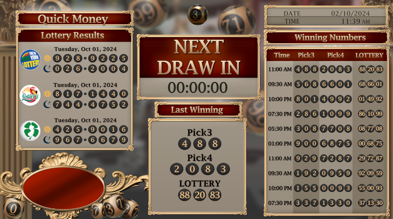 3D Unity Lottery Games