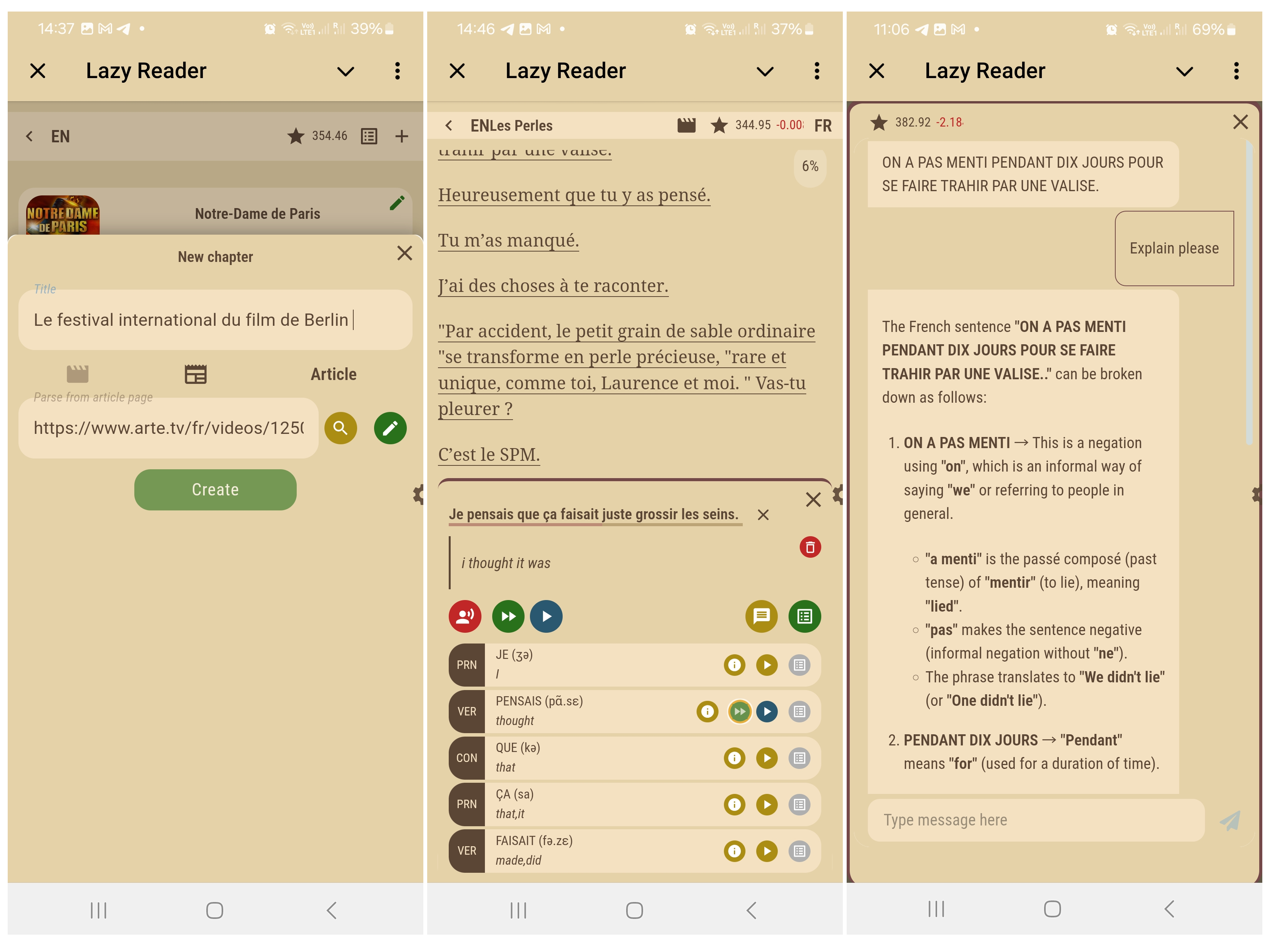 Lazy reader - Telegram Bot, Mini App -      