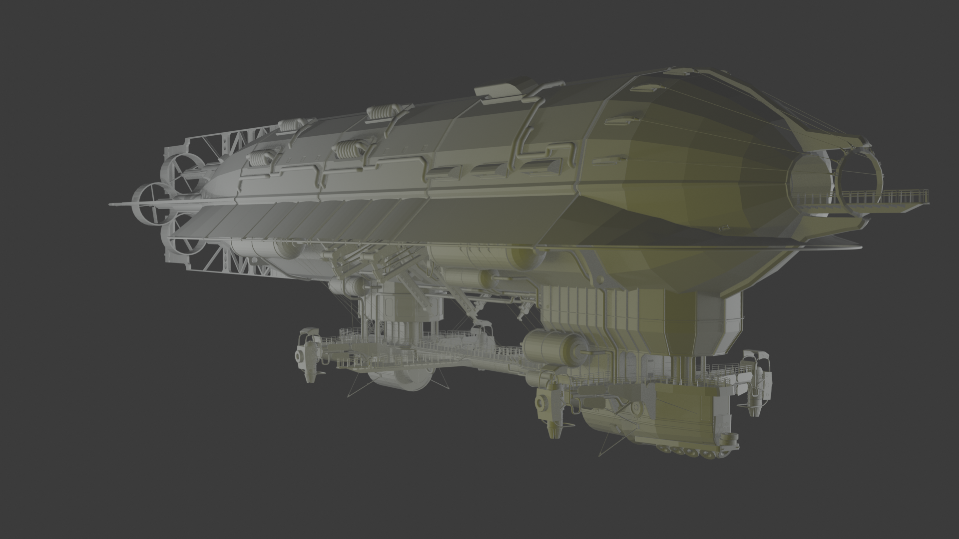 Дирижабль  Fallout 4 (Доделываю)