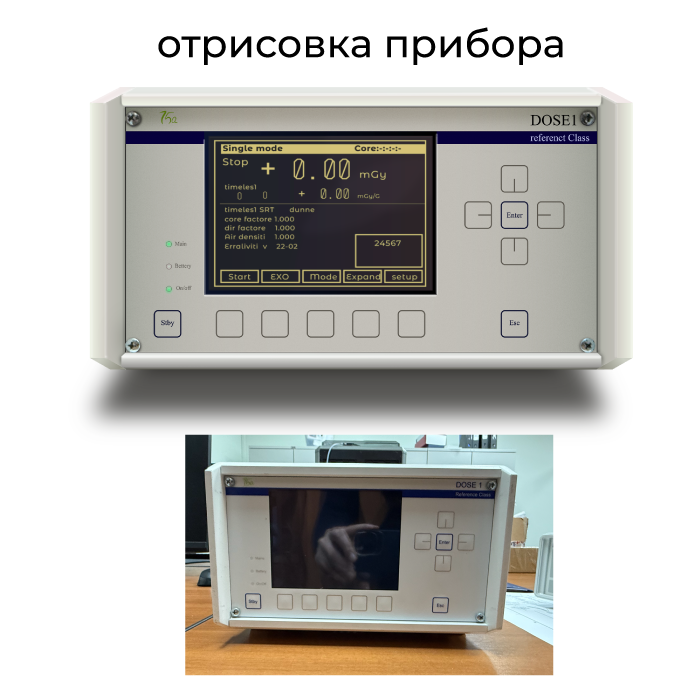 отрисовка по фото прибора