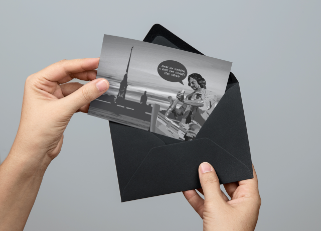 Серия сувенирных открыток "Петр дело говорит!".