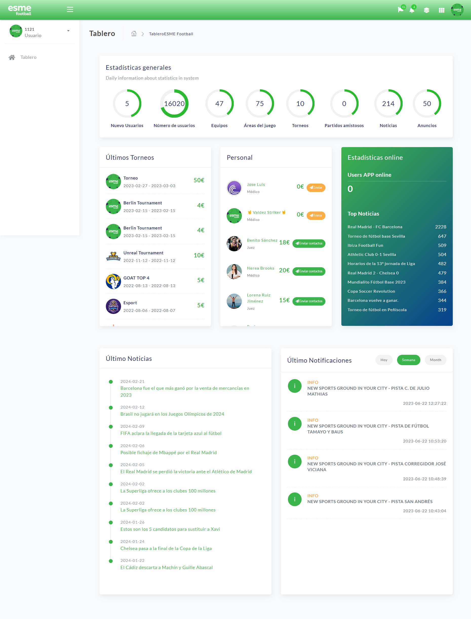 Разработка платформы по спортивным играм (футбол, баскетбол, теннис)