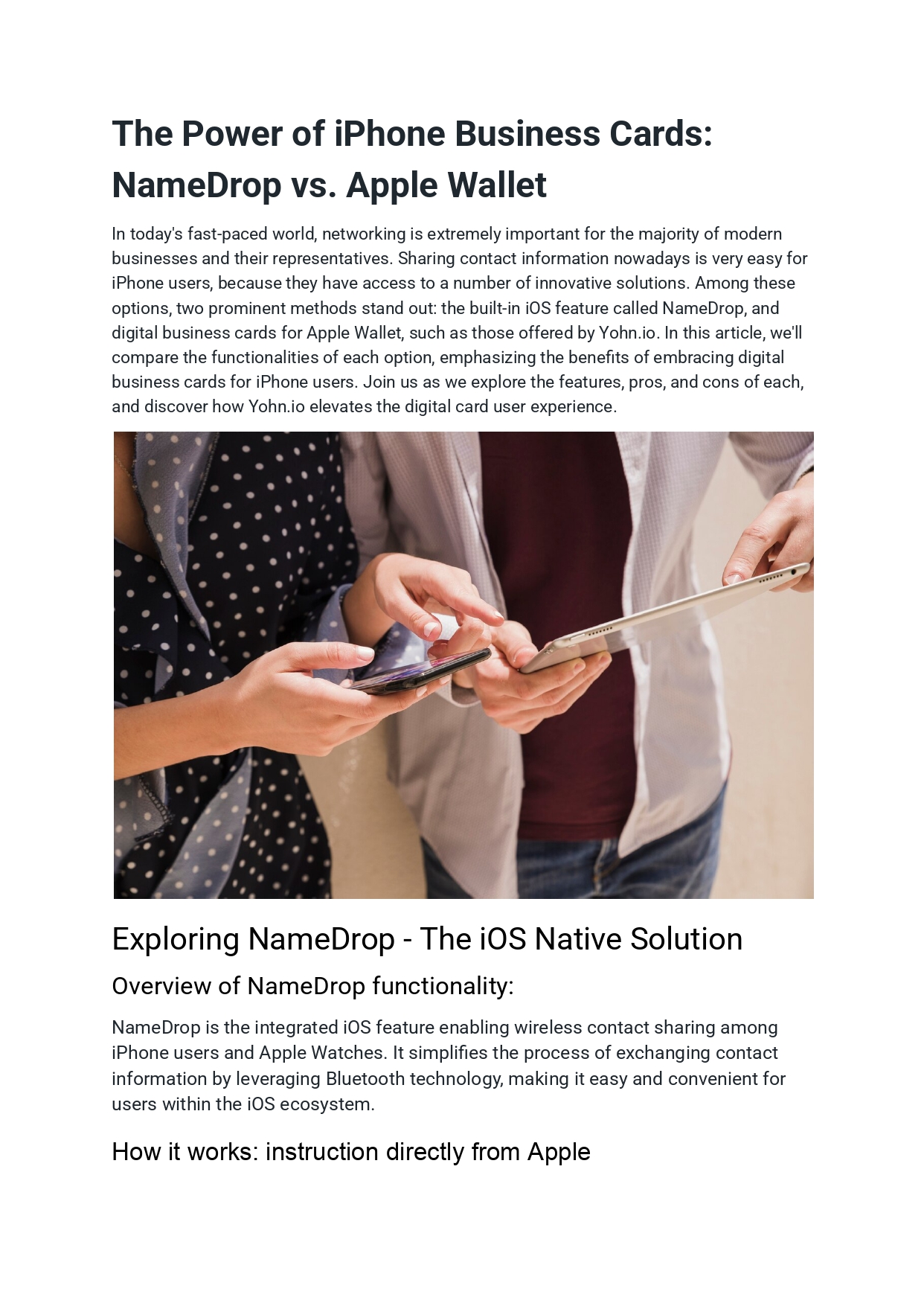 The Power of iPhone Business Cards_ NameDrop vs Apple Wallet_pag