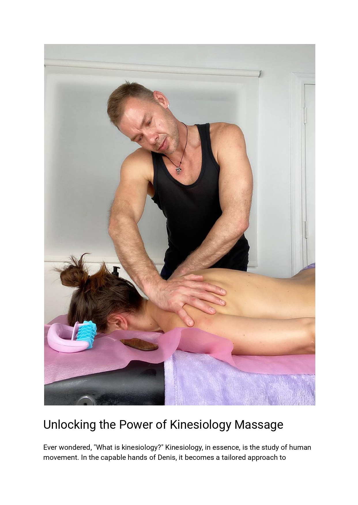 Discover Blissful Relief with Denis, Your Expert Chiropractor an