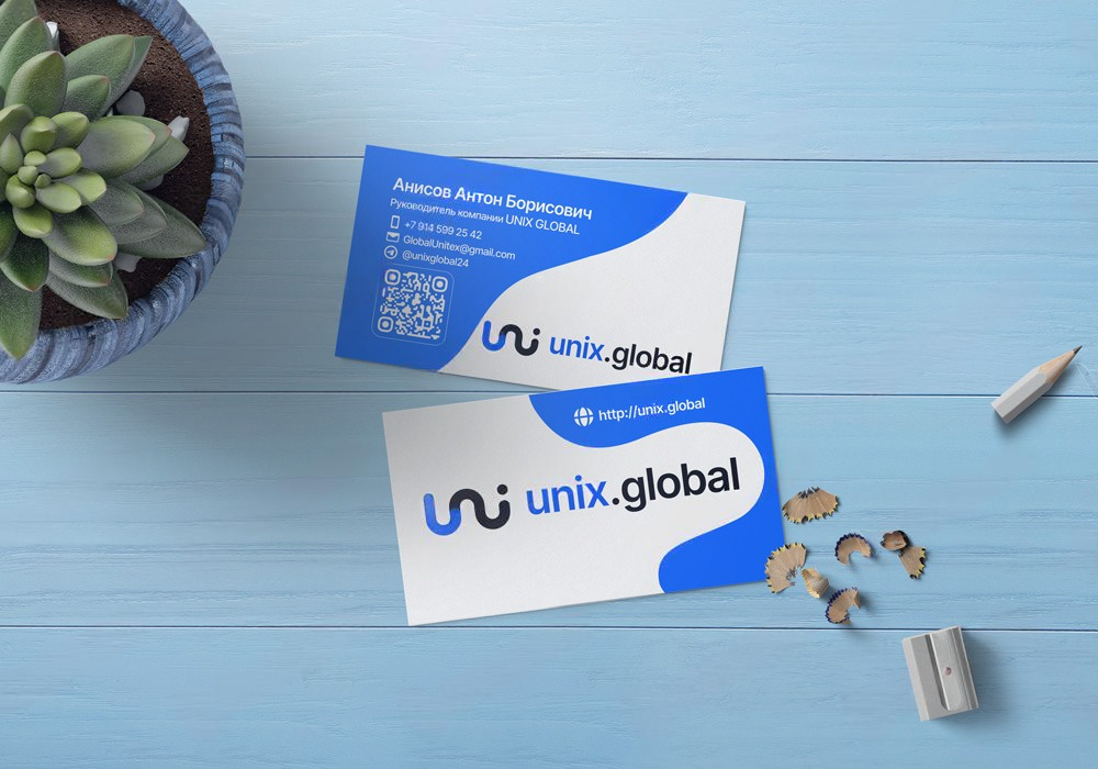 Разработка дизайна визитки