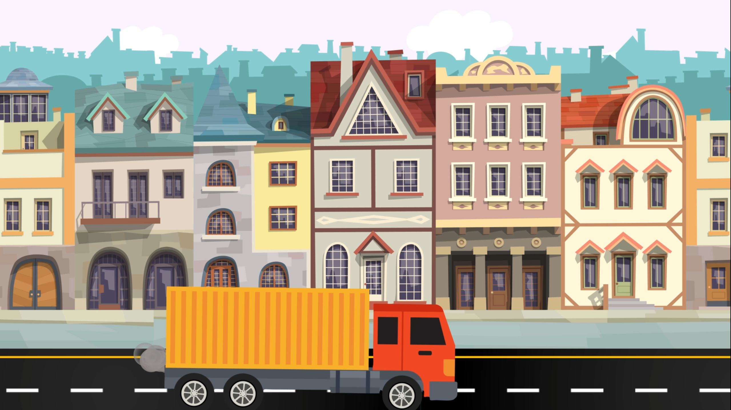 АНИМАЦИЯ ТРАНСПОРТНАЯ КОМПАНИЯ