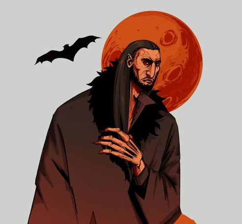 Иллюстрация по книге "ДРАКУЛА"