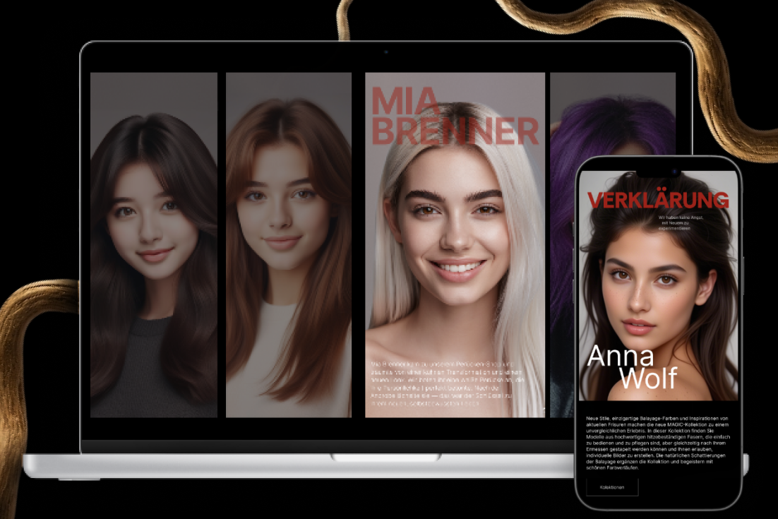 Kunst Transformation | Лендинг магазина париков