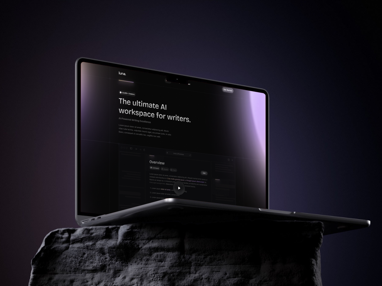 Lino - сайта для платформы с ИИ для IT-специалистов