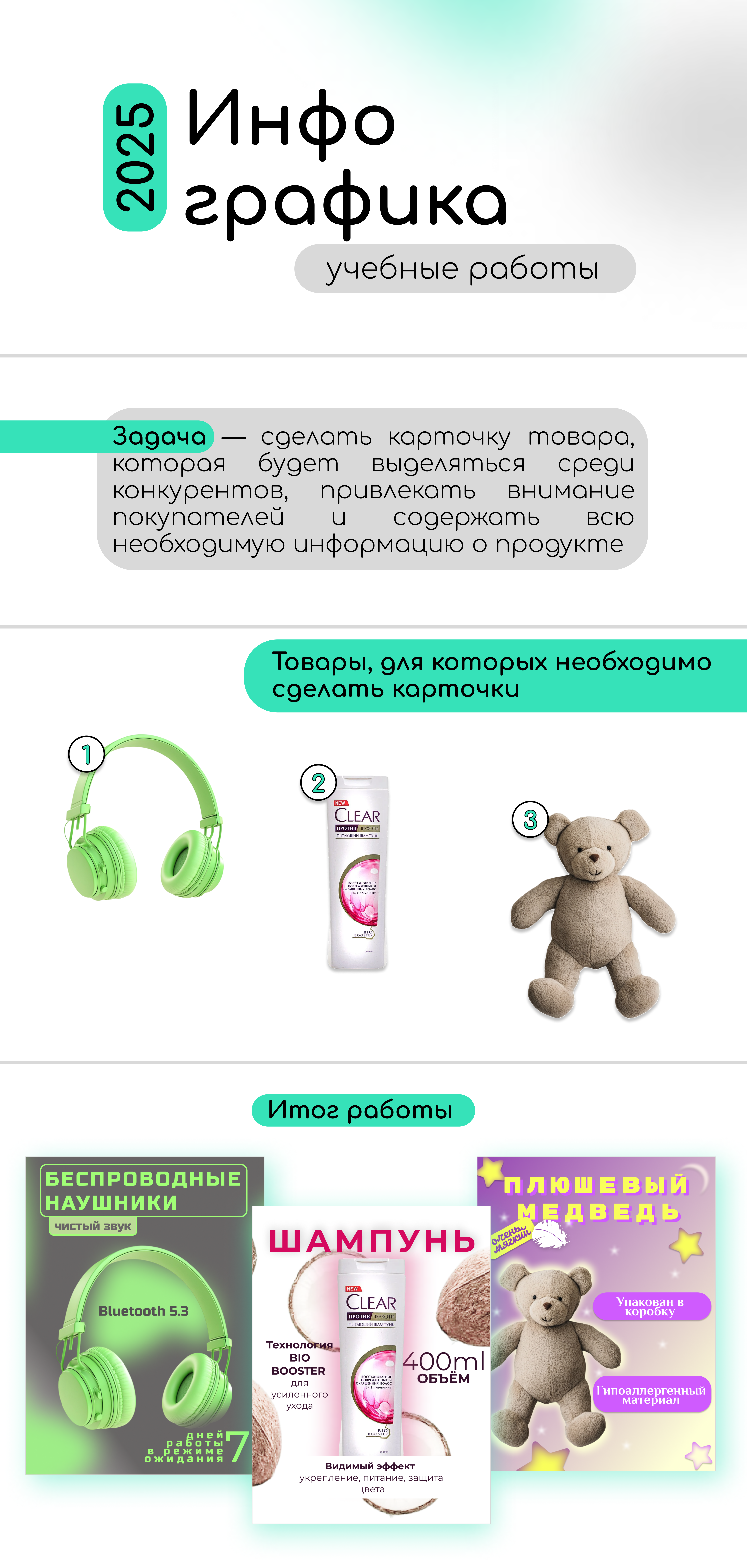 Инфографика (учебные работы)