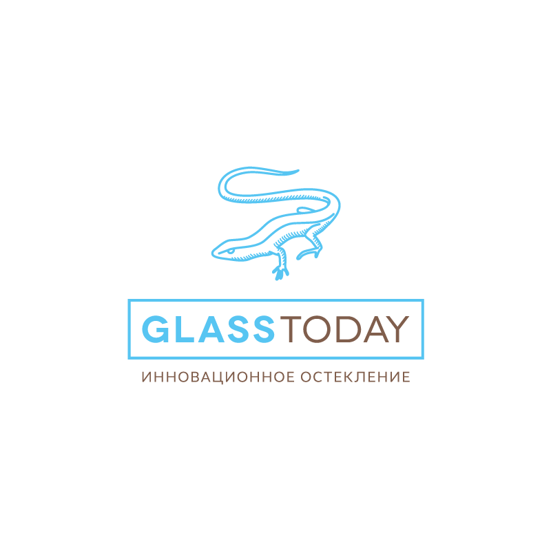 Glass Today. Логотип для завода по производству продукции из стекла