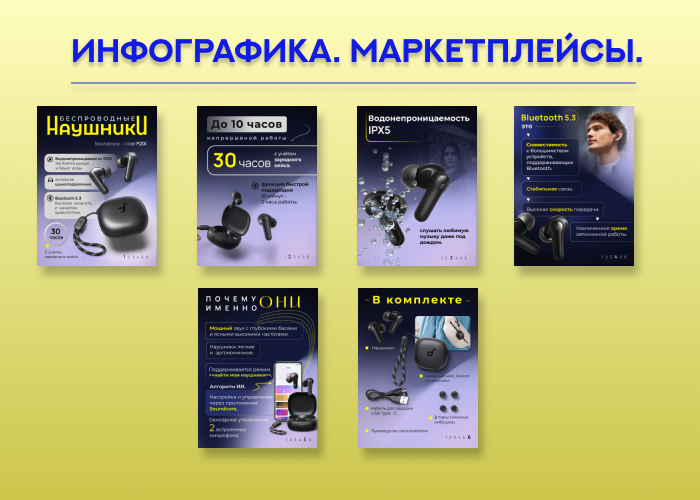 Инфографика карточки.