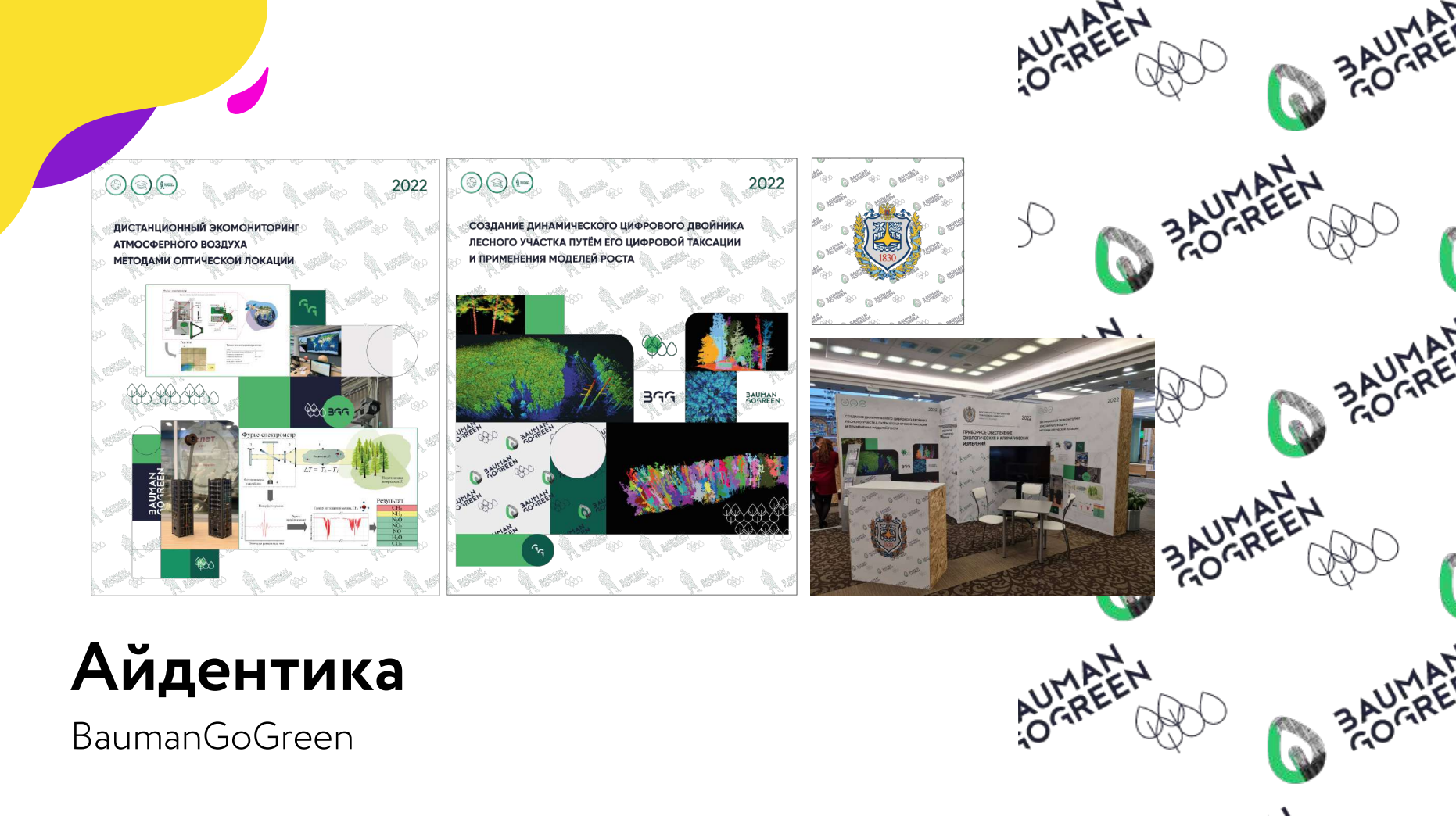 Айдентика. BaumanGoGreen.