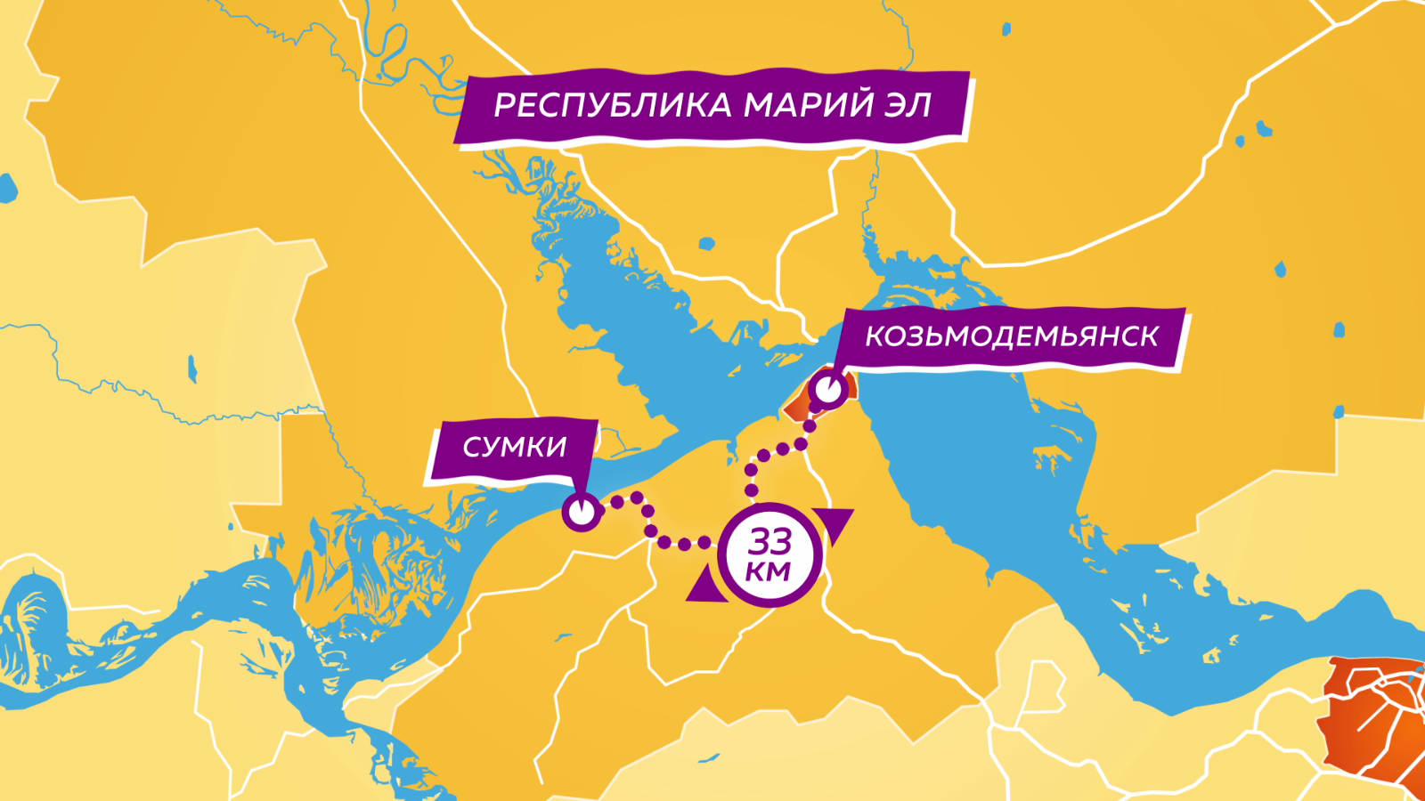 Анимация карт для проекта «Святыни России»