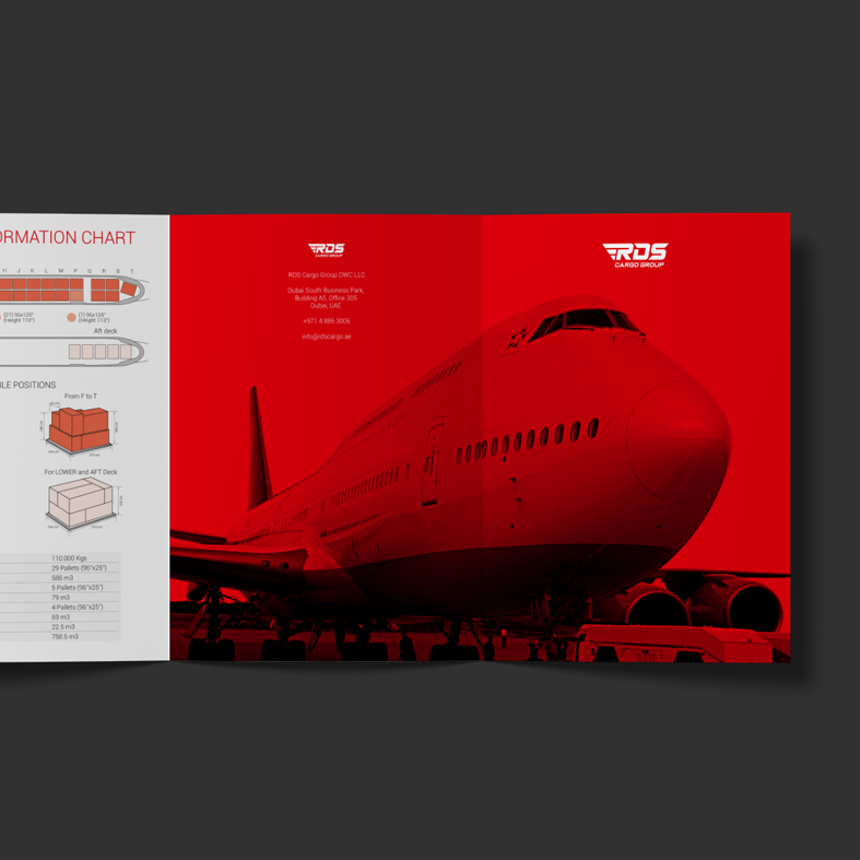 RDS Cargo Group. Лифлет и календарь–постер