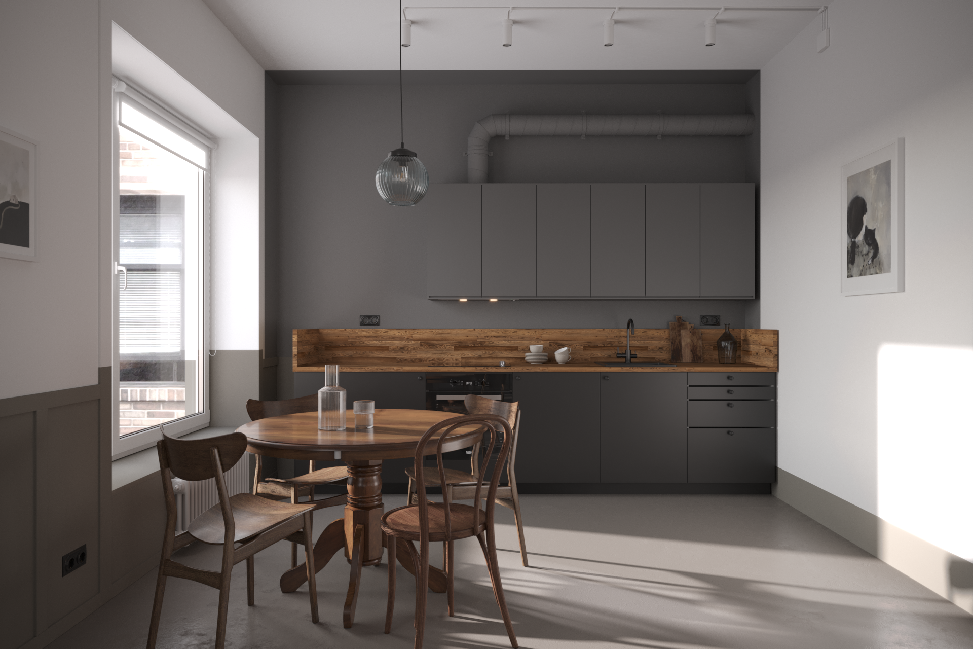 квартира в стиле mid-century