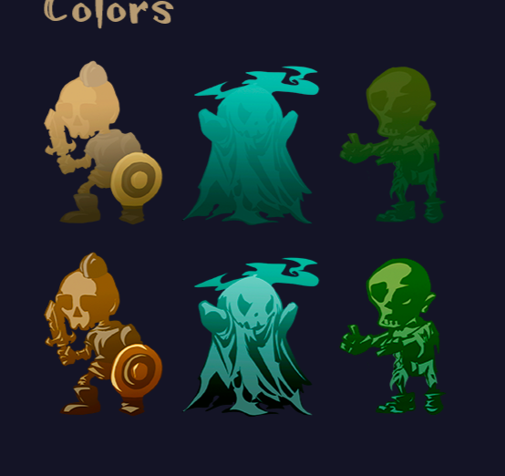 Дизайн персонажей в казуальную 2d игру