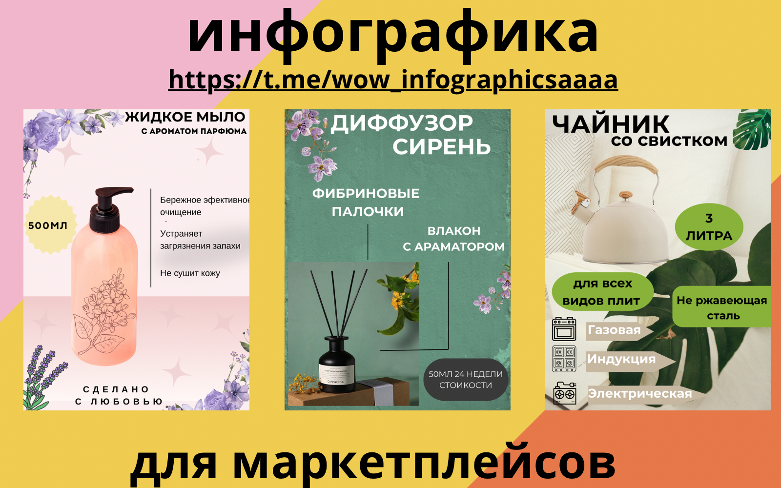 Инфографика для маркетплейсов