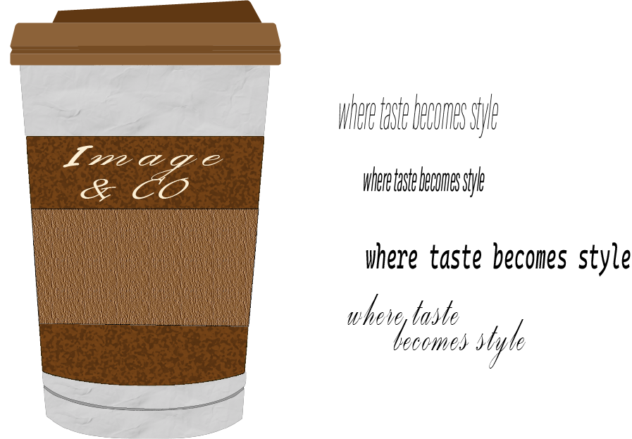 кофейный стаканчик и футболка бариста для компании Image&Co