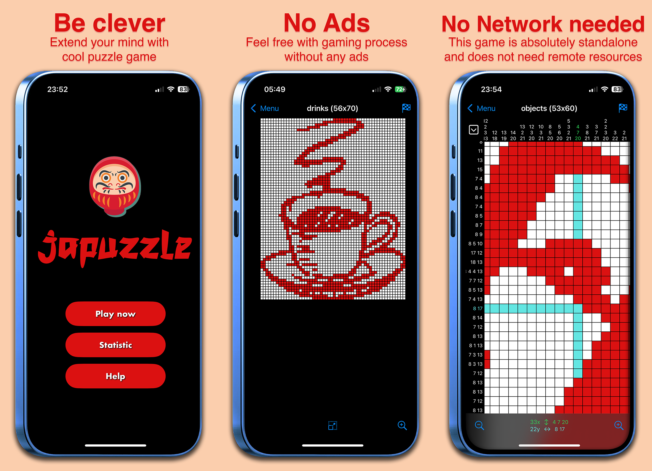 Японские кроссворды для IOS