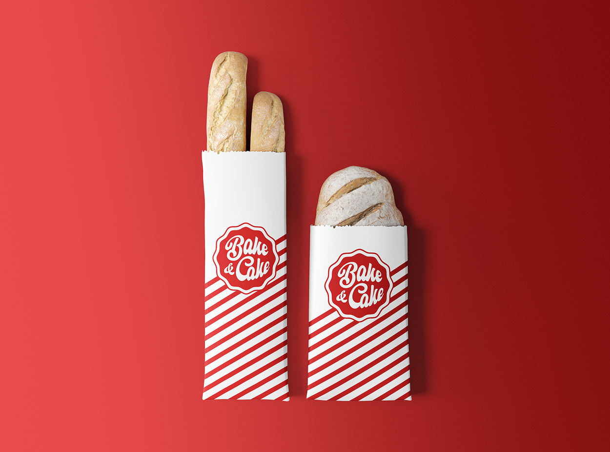 Фирменный стиль пекарни Bake&Cake