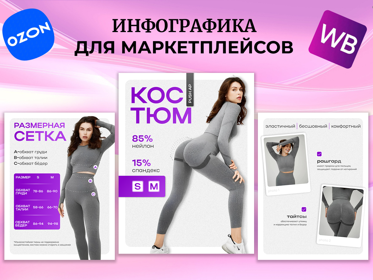 Инфографика для маркетплейсов