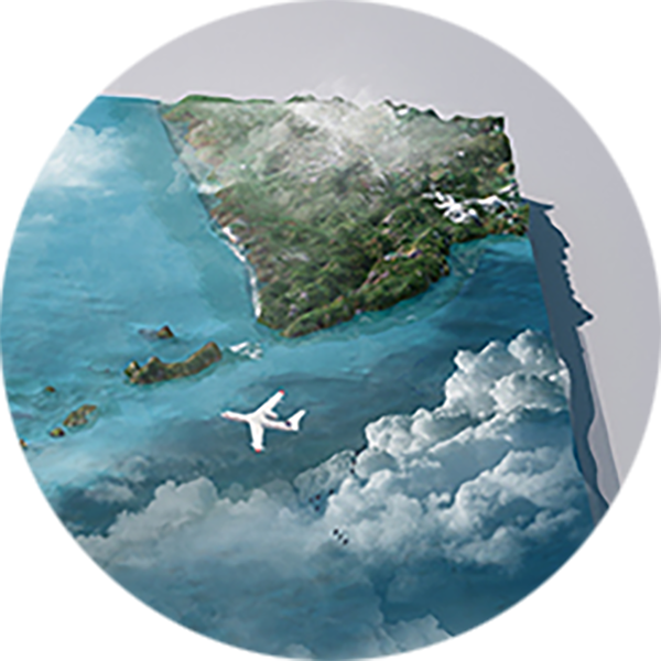 3D Визуализация сахалина