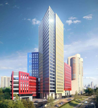 Административно деловой центр 100 м., с двух этажной подземной автостоянкой