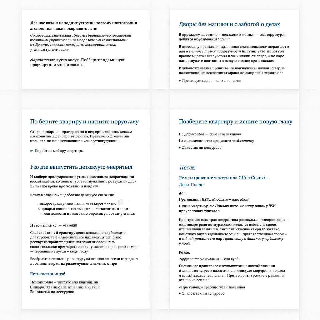 Текст для ЦА "Семья" (в рамках учебного проекта)