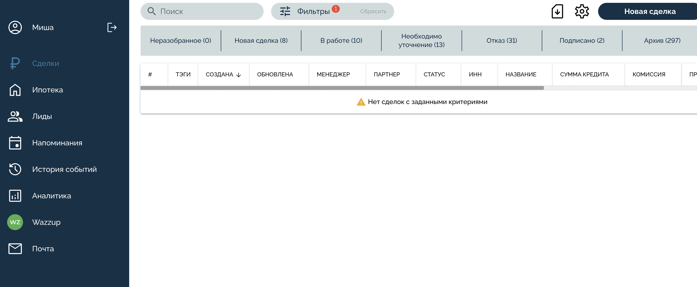 CRM-система для кредитных брокеров