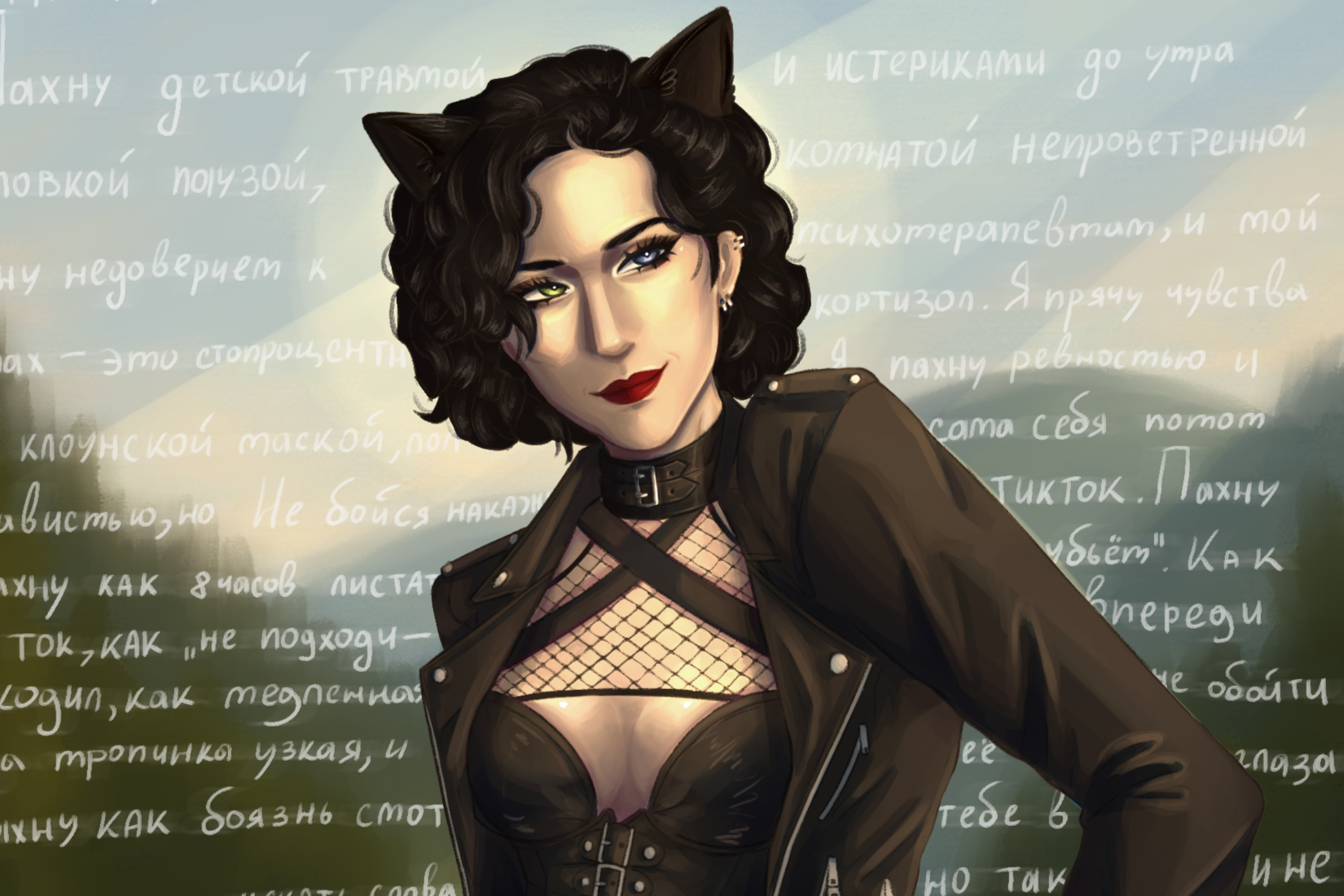 иллюстрация оригинального персонажа